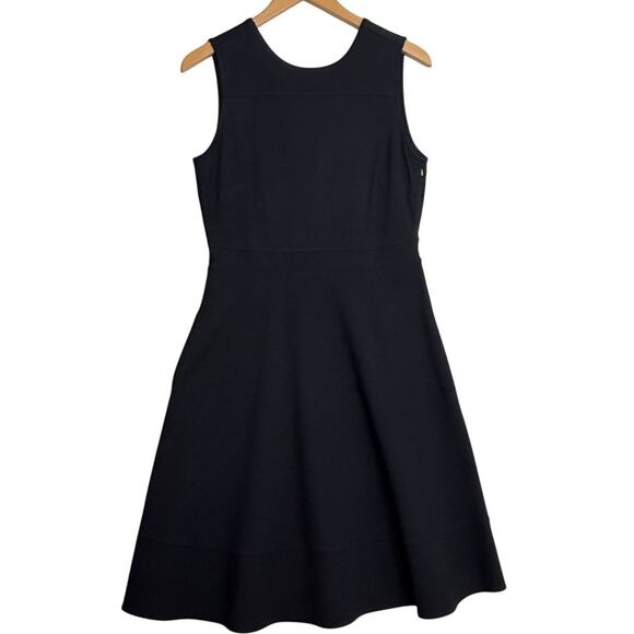 Lands End Sleeveless Fit & Flare Midi Dress Sz 8 Academia Witchcore Jumper Style - Picture 1 of 13